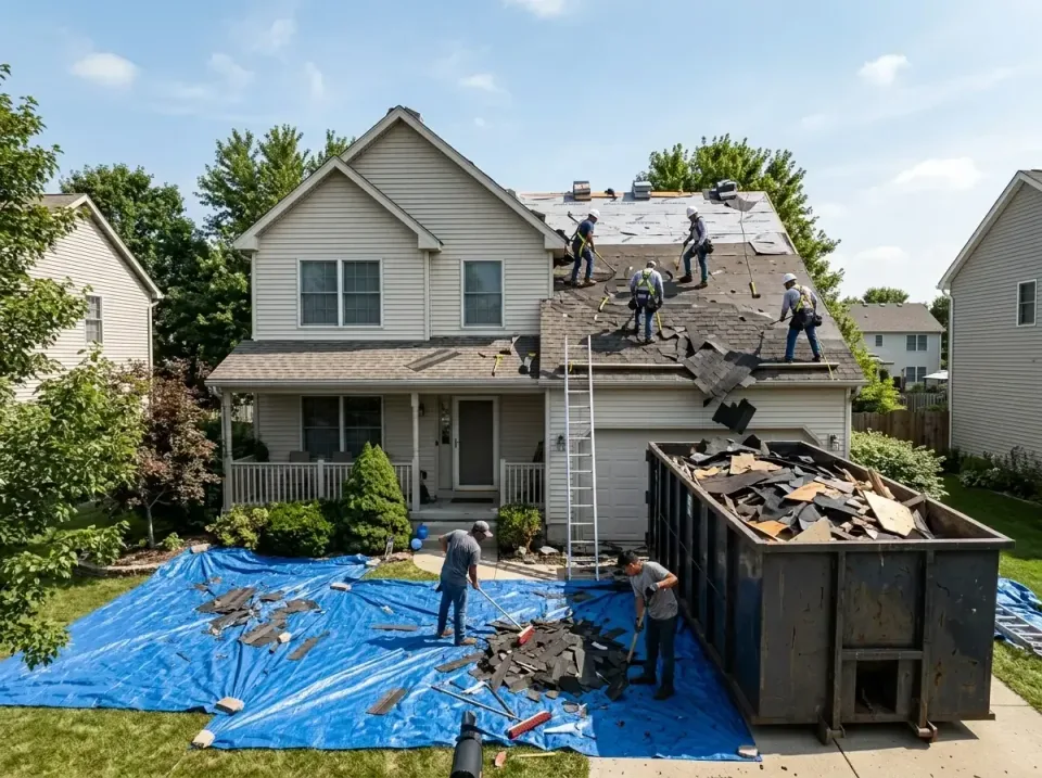 roof-replacement-debris-remova-004 — frequently asked questions, Cheapest Dumpster Rentals in Amboy, IL